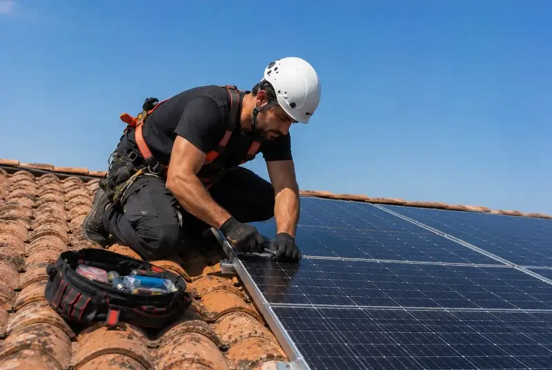 Maintenance et monitoring de panneaux solaires à Malaussanne